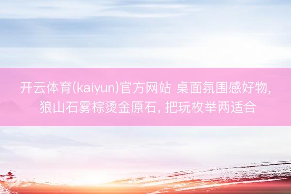 开云体育(kaiyun)官方网站 桌面氛围感好物