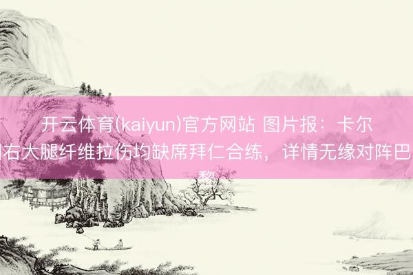 开云体育(kaiyun)官方网站 图片报:卡尔因右大腿纤维拉伤均缺席拜仁合练,详情无缘对阵巴黎
